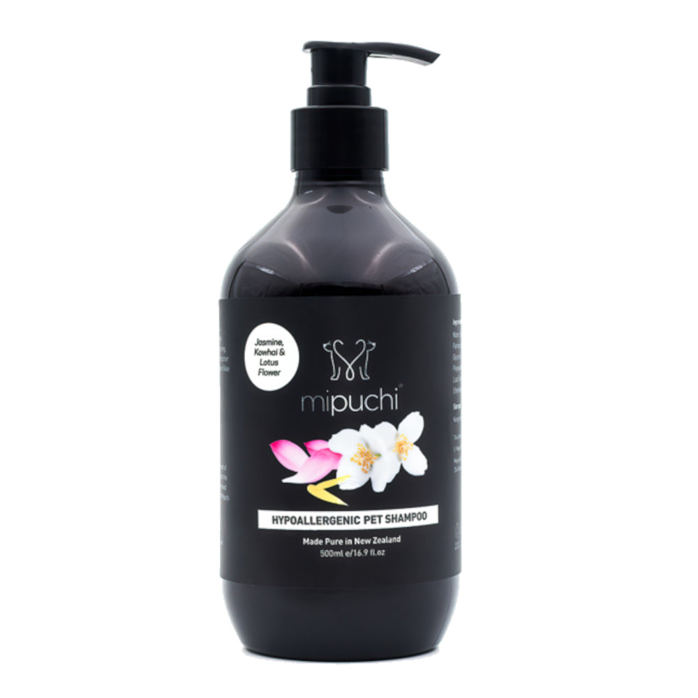"Mipuchi Jasmine, Kowhai & Lotus Flower Hypo-Allergenic Pet Shampoo 500ml"