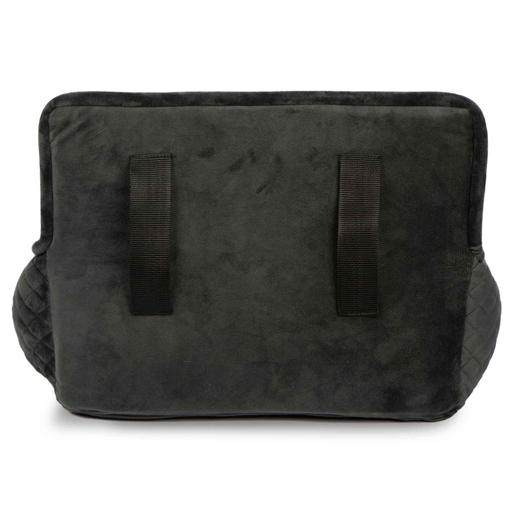 Nandog Luxe Dog Car Seat (Plush Dark Grey)