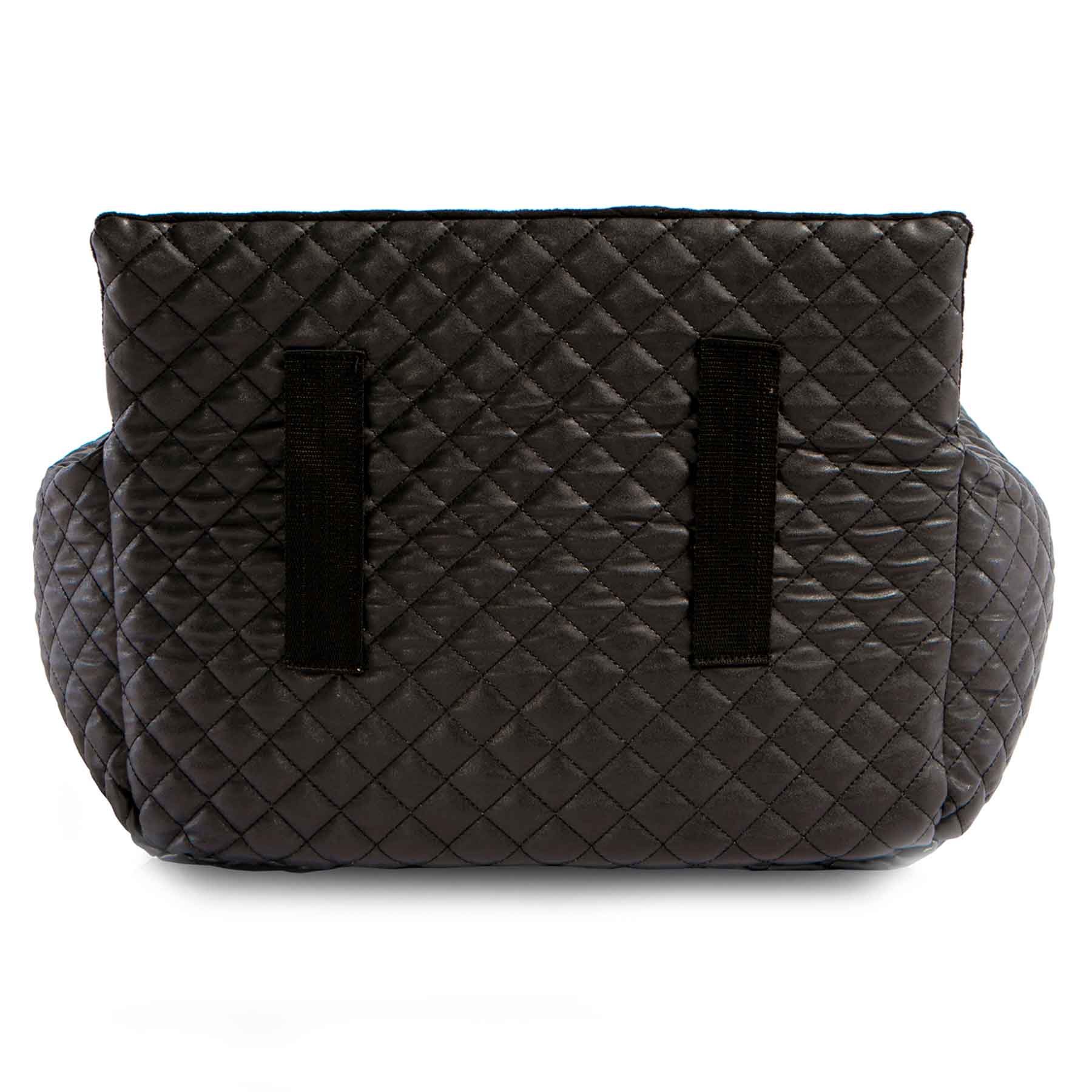 Nandog Luxe Dog Car Seat (Black Vegan Leather)