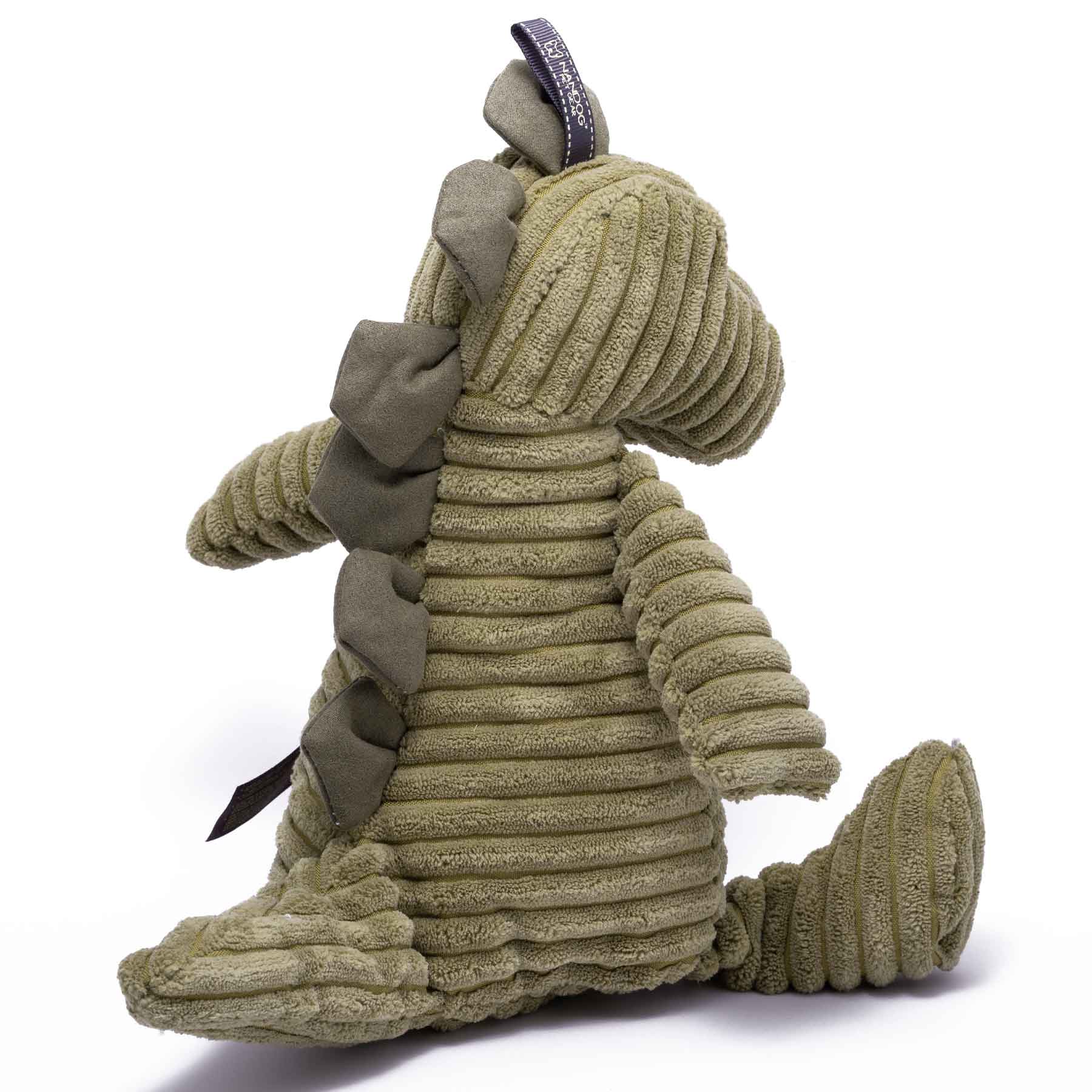 Nandog My BFF Dragon Corduroy Squeaker Plush Dog Toy