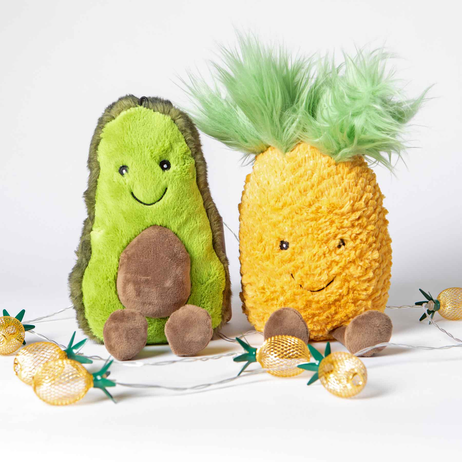 Nandog My BFF Avocado Squeaker Plush Dog Toy