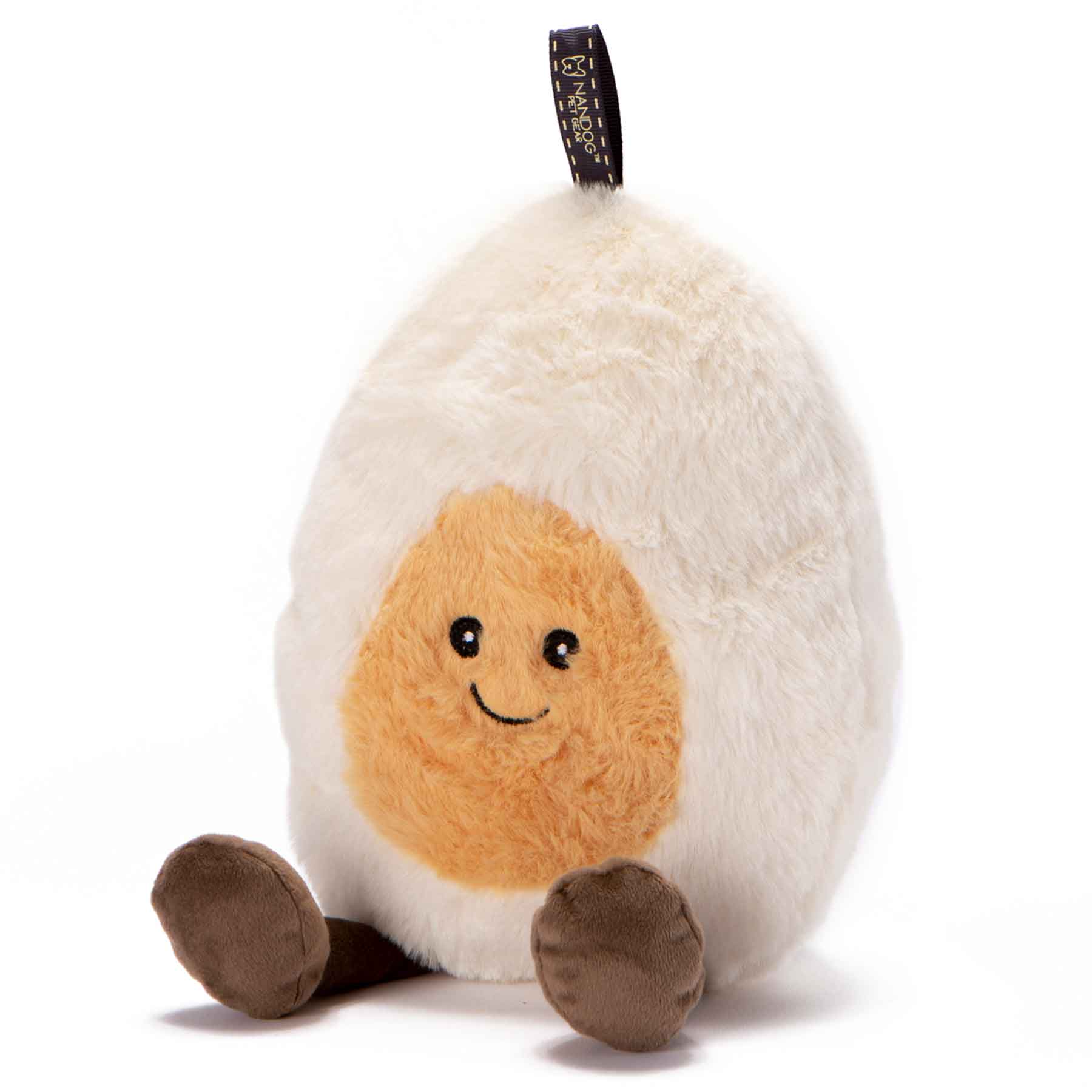 Nandog My BFF Egg Squeaker Plush Dog Toy
