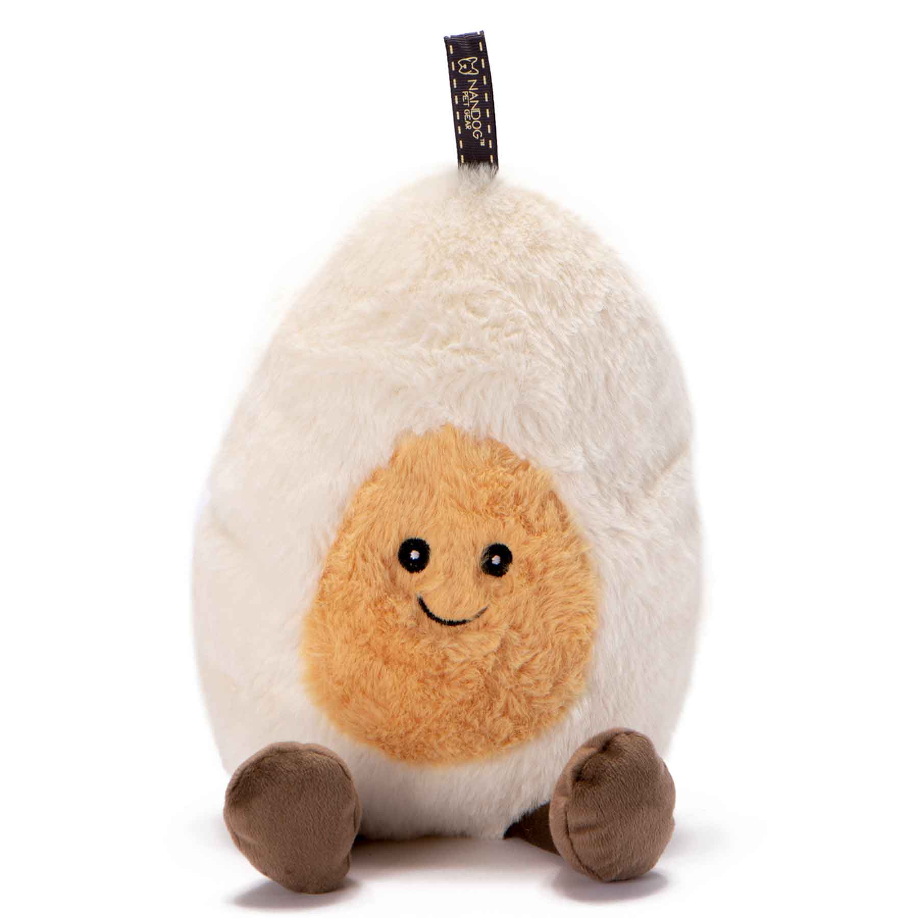 Nandog My BFF Egg Squeaker Plush Dog Toy