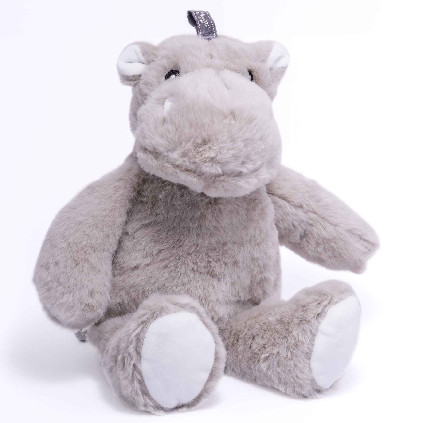 Nandog My BFF Hippo Squeaker Plush Dog Toy