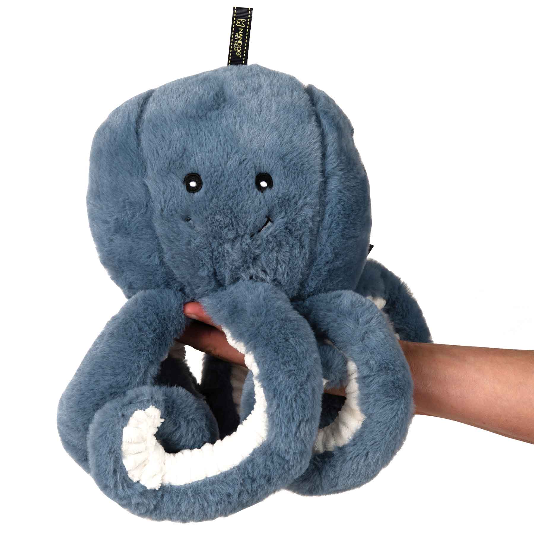 Nandog My BFF Octopus Squeaker Plush Dog Toy