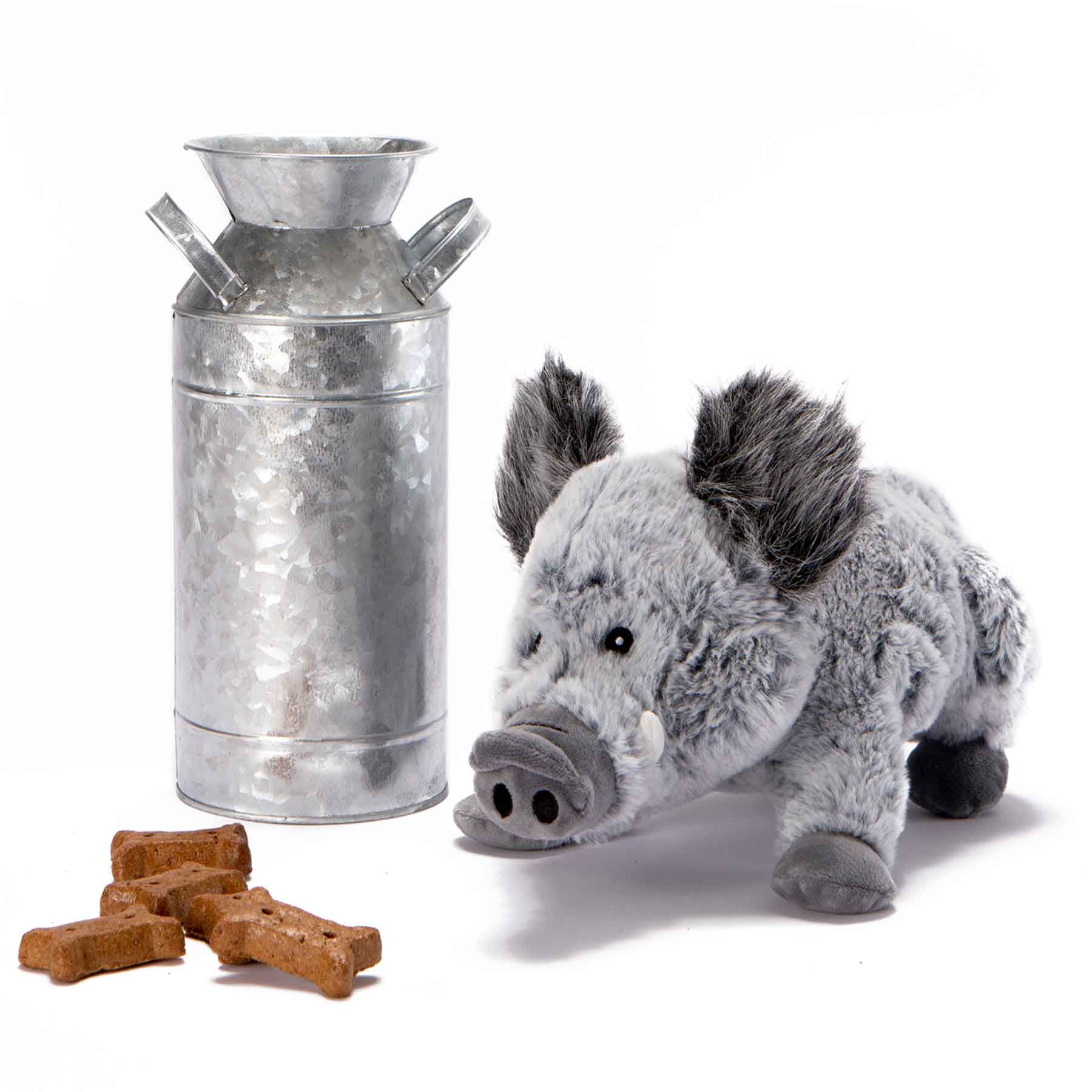 Nandog My BFF Wild Boar Squeaker Plush Dog Toy