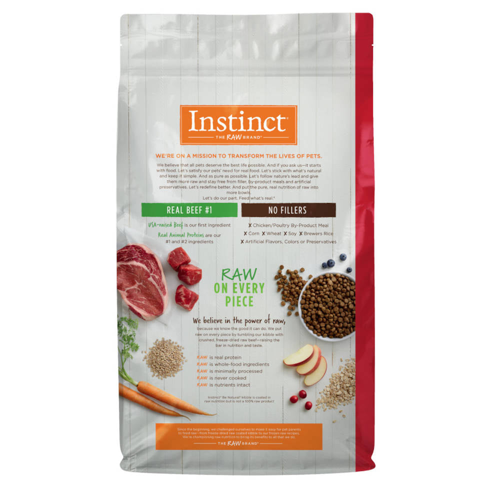Instinct Be Natural Real Beef & Barley Dry Dog Food