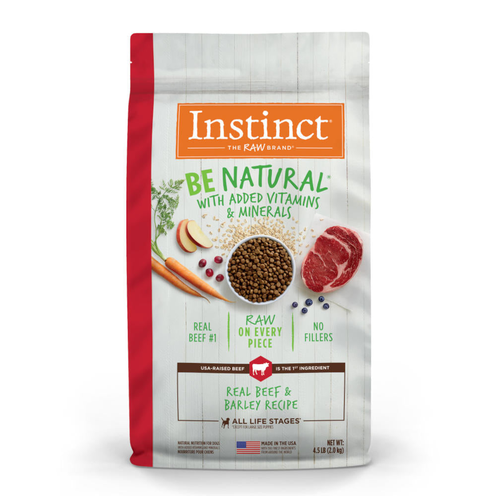 Instinct Be Natural Real Beef & Barley Dry Dog Food