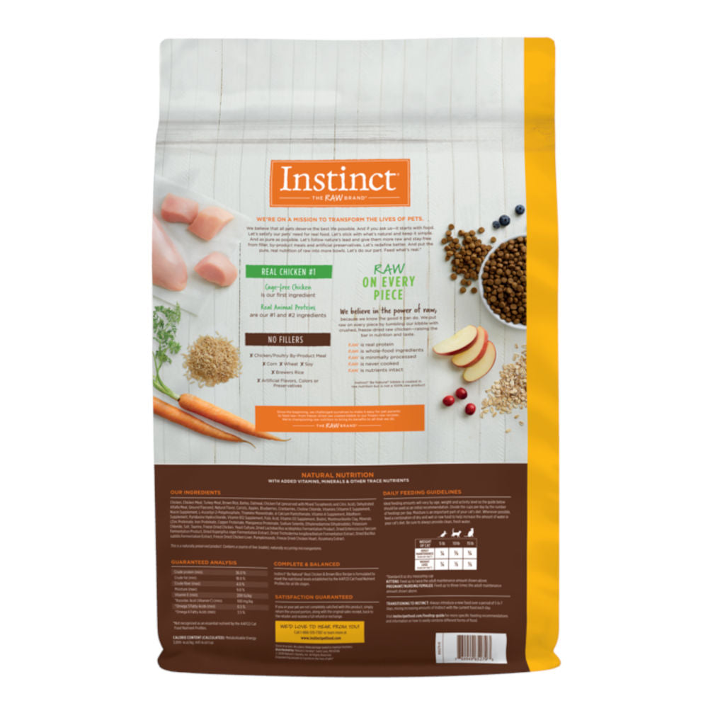 Instinct Be Natural Real Chicken Grain-Free Dry Cat Food 13.3lb