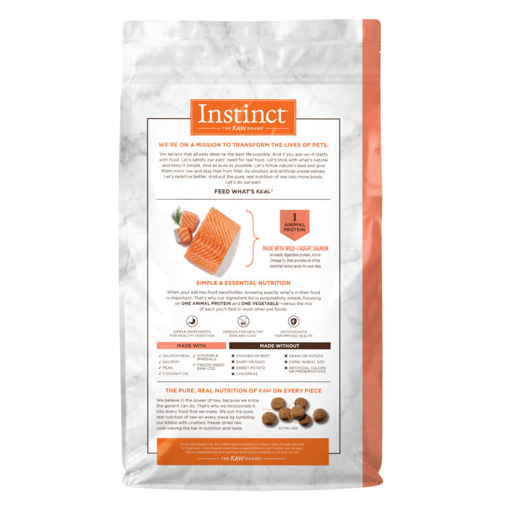 Instinct Limited Ingredient Diet Real Salmon Grain-Free Dry Dog Food 4lb