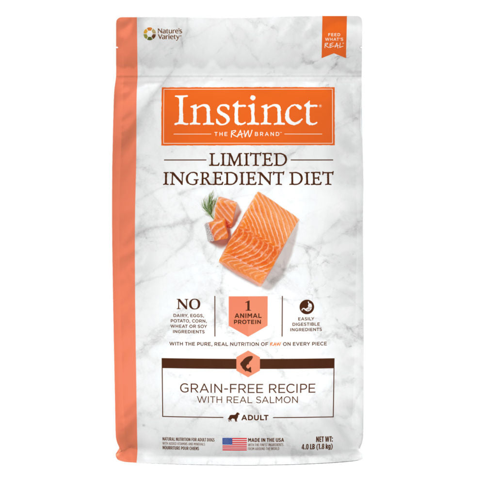 Instinct Limited Ingredient Diet Real Salmon Grain-Free Dry Dog Food 4lb