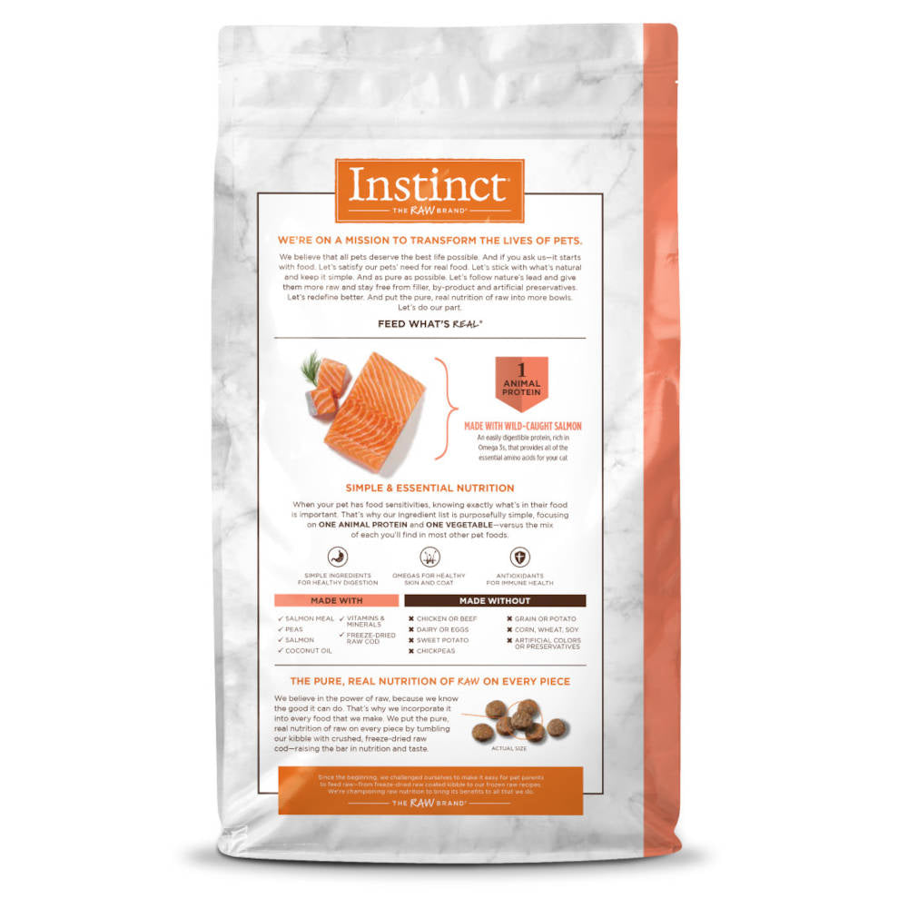Instinct Limited Ingredient Diet Salmon Grain-Free Dry Cat Food 4.5lb