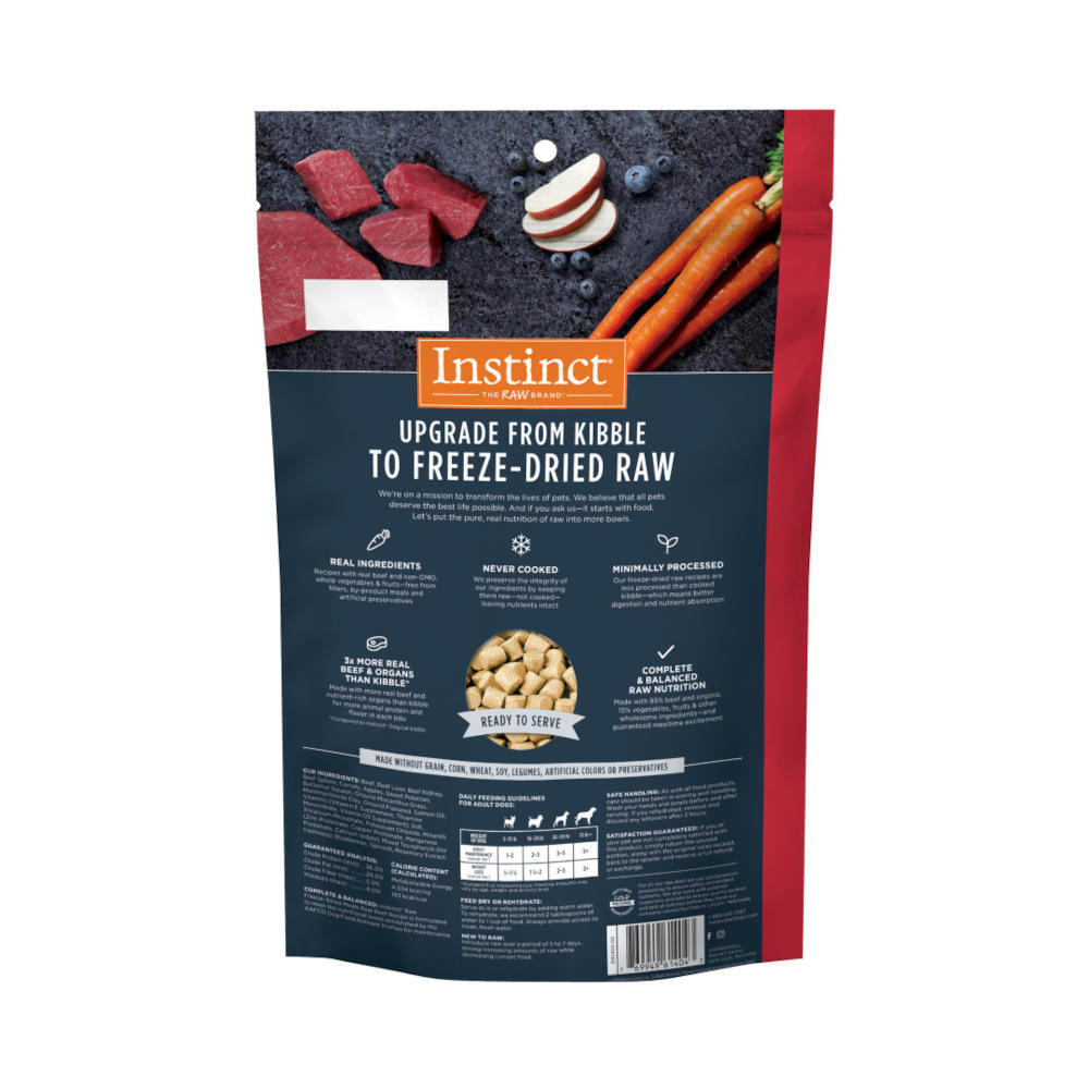 Instinct Raw Meal Beef Recipe Freeze-Dried Dog Food