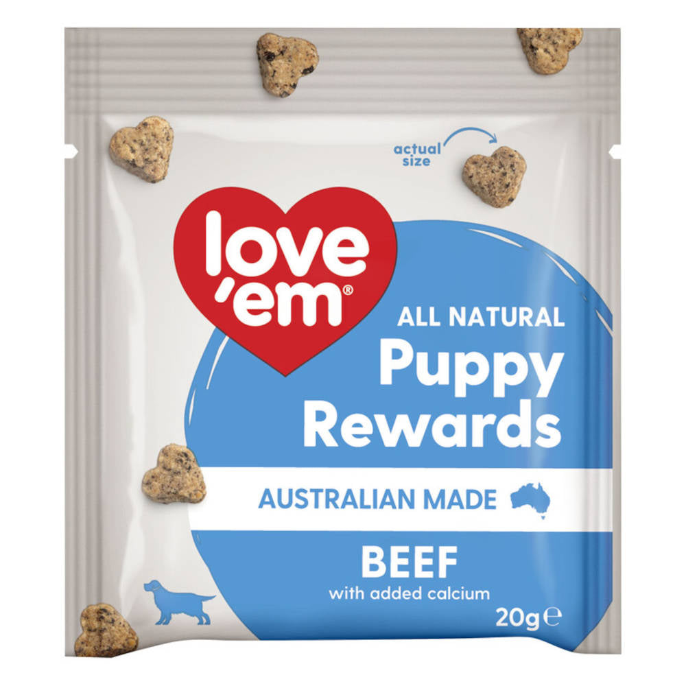Love'em Pocket Puppy Rewards Dog Treats 120g (6x20g)