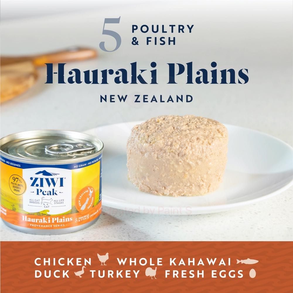 10% OFF: Ziwi Peak Provenance Hauraki Plains Grain-Free Canned Cat Food 170g